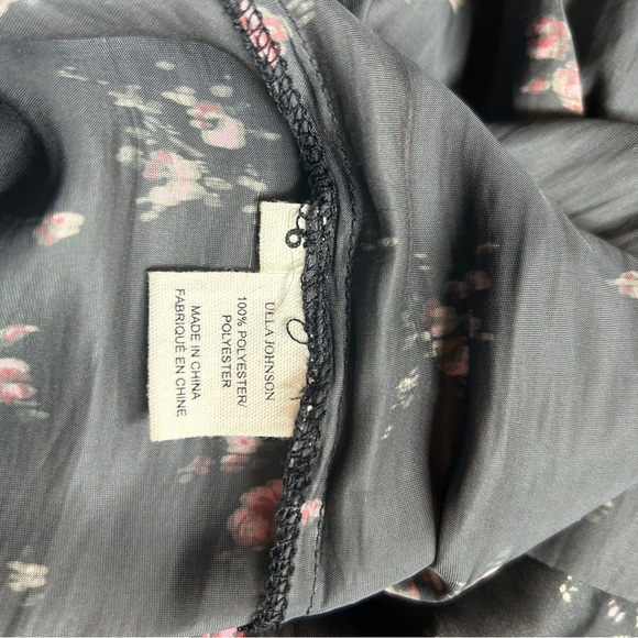 Ulla Johnson Black Floral Maxi Dress - Picture 9 of 12